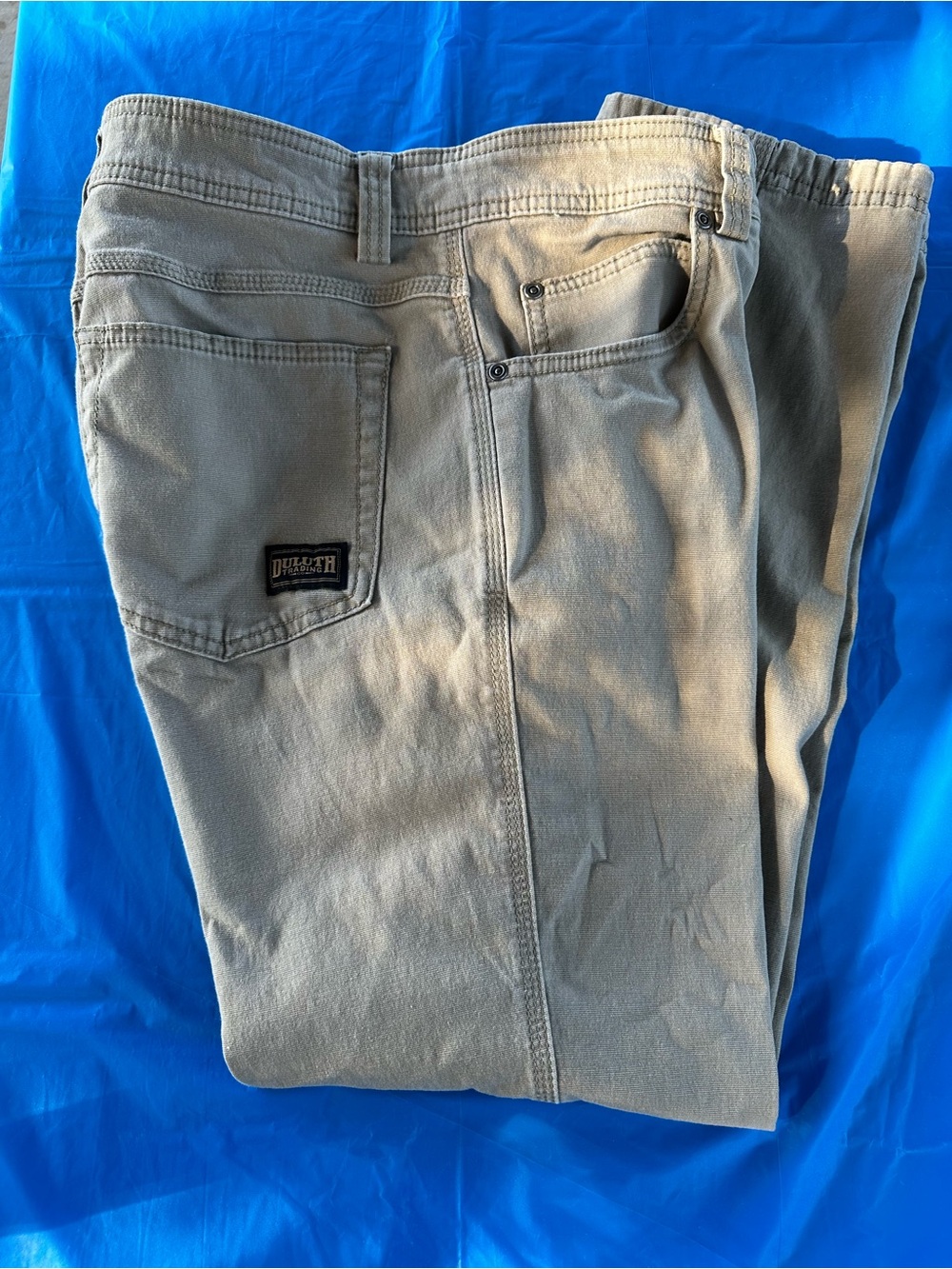 Duluth Trading Co Men's Khaki/Tan Work Chinos